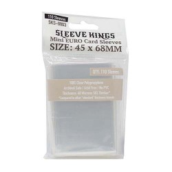 Sleeve King Mini Euro Card sleeves 45x68 110 Pack