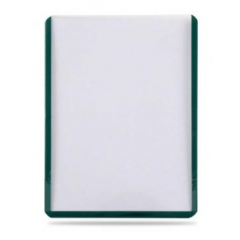 UP - Toploader - 3" x 4" Green Border