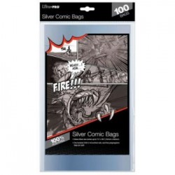UP - Comic Bags - Silver Size (100 Bags) Zastite za Stripove
