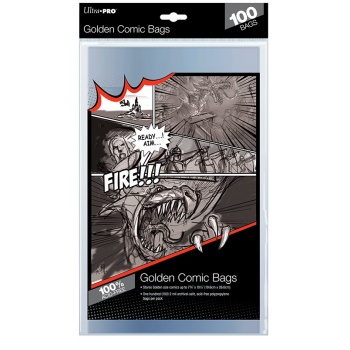 UP - Comic Bags - Golden Size (100 Bags) Zastite za Stripove