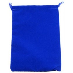 Velour Dice Bags Small Royal Blue 4x6