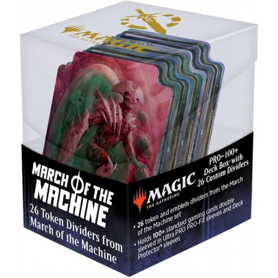 UP - March of the Machine Token Dividers with Deck Box for Magic: The Gathering