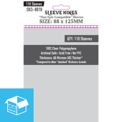 Sleeve Kings Tiny Epic Compatible Sleeves 88x125mm