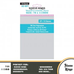 Sleeve Kings Blood Bowl Compatible Sleeves 78x113mm