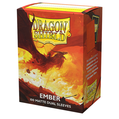 Dragon Shield - Ember - Matte Dual Sleeves