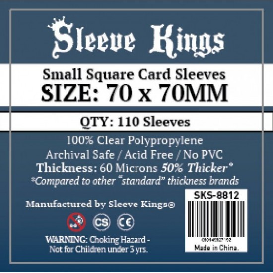 Sleeve Kings Small Square 70x70mm (110)