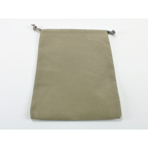 Velour Dice Bags Small Gray 4x6 Inch