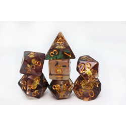 Glitter Gearwheel RPG Dice Set (7)