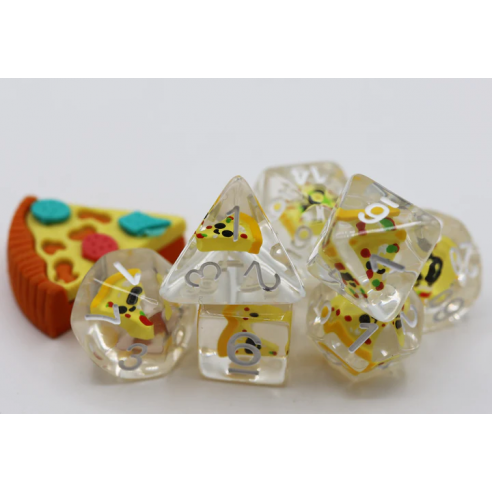 Pizza RPG Dice Set (7)
