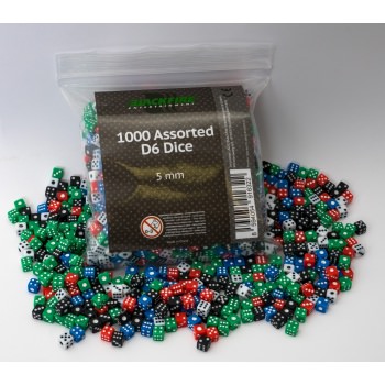 Blackfire Assorted D6 Dice 5mm