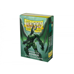 Dragon Shield - Power - Matte Dual Sleeves - Japanese Size (60)