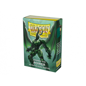 Dragon Shield - Power - Matte Dual Sleeves - Japanese Size (60)