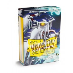Dragon Shield - White - Matte Sleeves - Japanese Size (60)