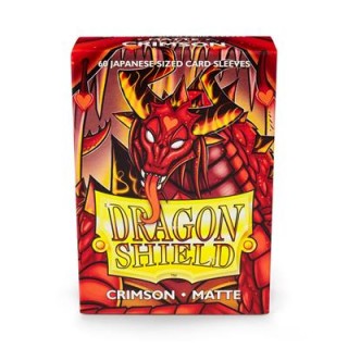 Dragon Shield - Crimson - Matte Sleeves - Japanese Size (60)