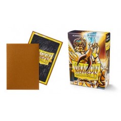 Dragon Shield - Gold - Matte Sleeves - Japanese Size (60)