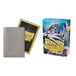 Dragon Shield - Silver - Matte Sleeves - Japanese Size (60)