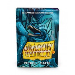 Dragon Shield - Petrol - Matte Sleeves - Japanese Size (60)