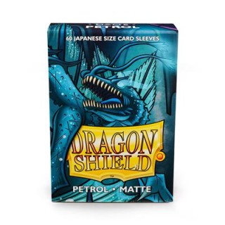 Dragon Shield - Petrol - Matte Sleeves - Japanese Size (60)