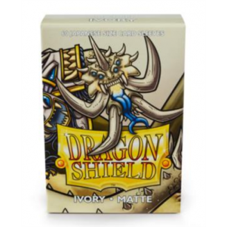 Dragon Shield - Ivory - Matte Sleeves - Japanese Size (60