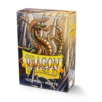  Dragon Shield - Copper - Matte Sleeves -  Japanese Size(60)