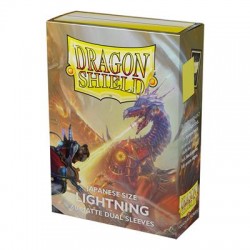 Dragon Shield - Lightning - Matte Dual Sleeves - Japanese Size (60)