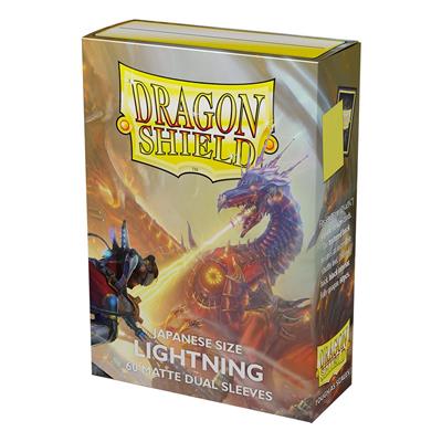 Dragon Shield - Lightning - Matte Dual Sleeves - Japanese Size (60)