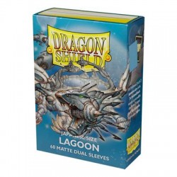 Dragon Shield - Lagoon - Matte Dual Sleeves - Japanese Size (60)