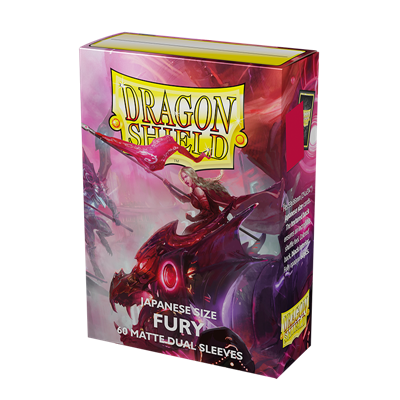 Dragon Shield - Fury - Matte Dual Sleeves - Japanese Size (60)