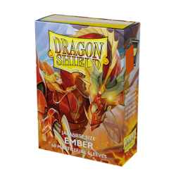 Dragon Shield - Ember - Matte Dual Sleeves - Japanese Size (60)