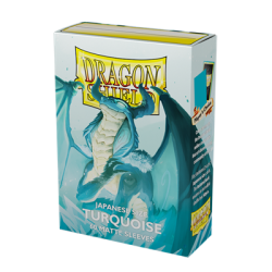 Dragon Shield - Turquoise - Players' Choice Matte Sleeves - Japanese Size (60)