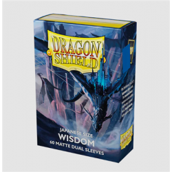 Dragon Shield - Wisdom - Matte Dual Sleeves - Japanese Size (60)