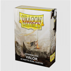 Dragon Shield - Valor - Matte Dual Sleeves - Japanese Size (60)