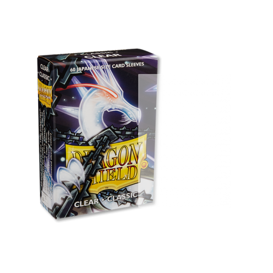 Dragon Shield - Clear - Classic Sleeves - Japanese Size (60)