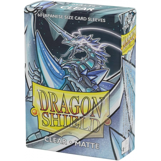 Dragon Shield - Clear - Matte Sleeves - Japanese Size(60)
