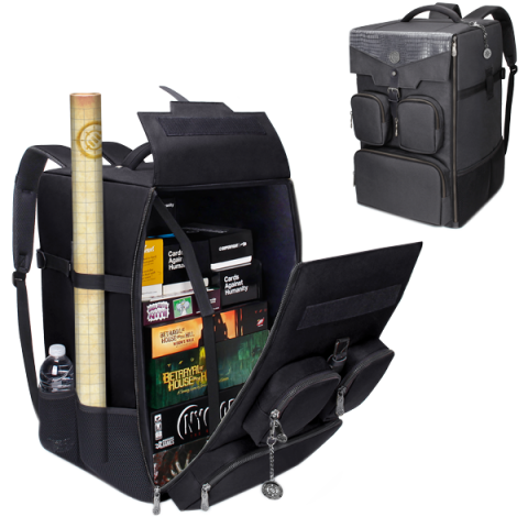 Board Game Backpack Black