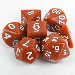 Brown Opaque Set Kockica