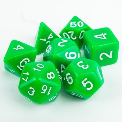 Green Opaque Set Kockica