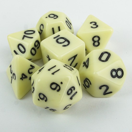 Ivory Opaque Set Kockica