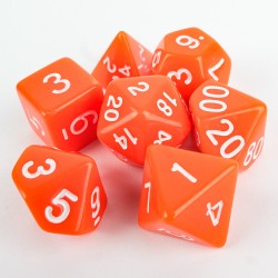 Orange Opaque Set Kockica