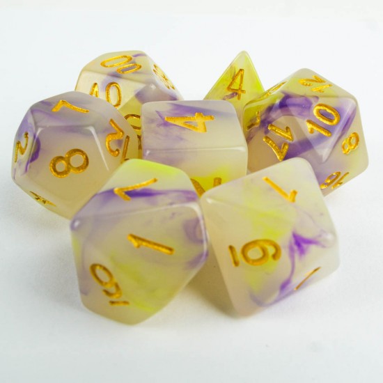 Purple & Yellow Jade Set Kockica