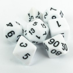 White Opaque Set Kockica