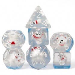 Polar Bear RPG Dice Set (7)