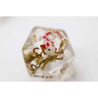 Red Koi Fish RPG Dice Set (7)
