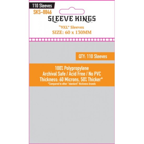 Sleeve Kings 60x130mm 9XL 110pack