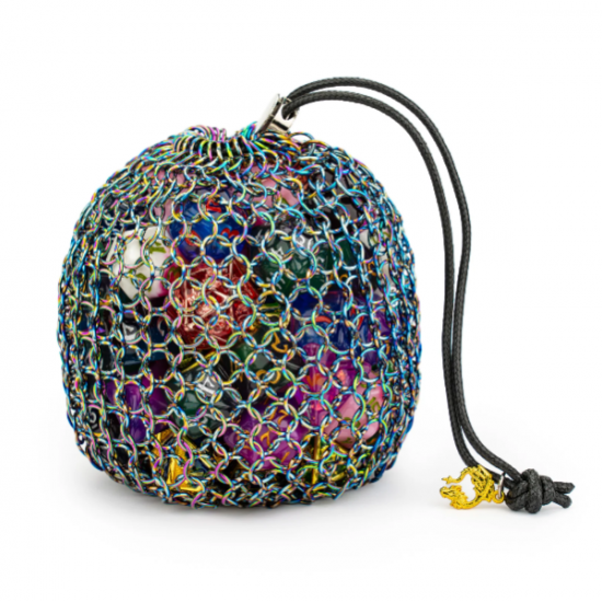 Chainmail Dice Bag Chromatic
