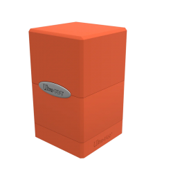 Classic Satin Tower Deck Box Pumpkin Orange