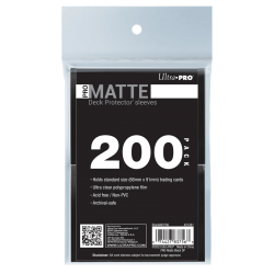 Pro-matte Standard Deck Protector Sleeves Bundle (200ct) Black