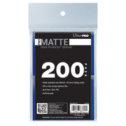 Pro-matte Standard Deck Protector Sleeves Bundle (200ct) Blue