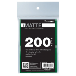 Pro-matte Standard Deck Protector Sleeves Bundle (200ct) Green