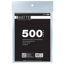 Pro-matte Standard Deck Protector Sleeves Bundle (500ct) Clear